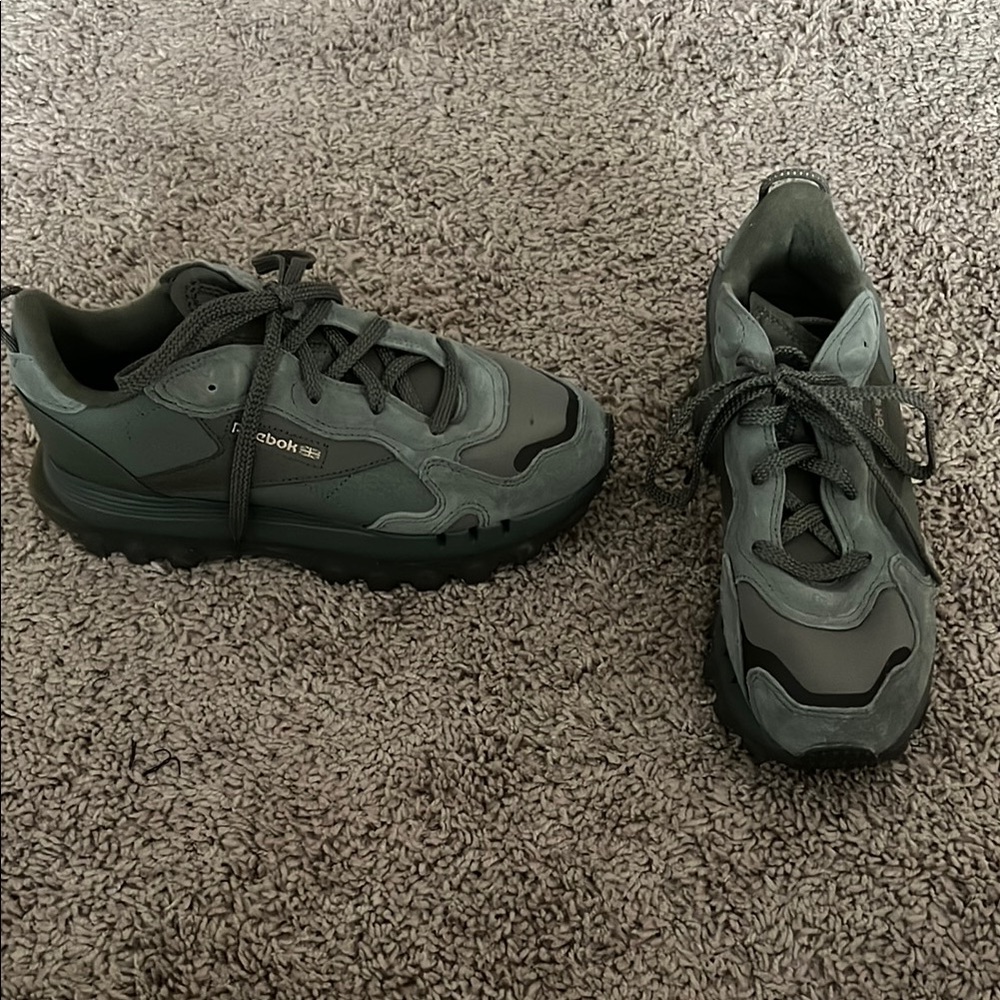 Cardi B x Reebok Women's Olive Green Sneakers